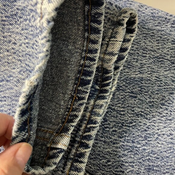 Vtg Grail 80’s Levi’s Men’s 32x32 Blue Acid Wash Button Fly Straight Leg Jeans - Picture 6 of 8